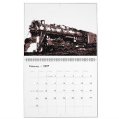 Calendrier historique de locomotives à vapeur (Feb 2027)