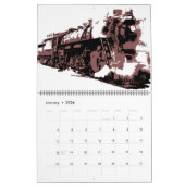 Calendrier historique des Locomotives à vapeur (Jan 2026)