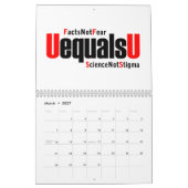 Calendrier HIV/AIDS Awareness - Customizable (Mar 2027)