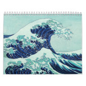 Calendrier Hokusai Blue Waves été (Protection)