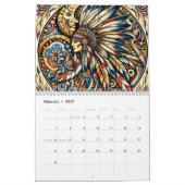 Calendrier Homme amérindien (Feb 2027)