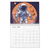 Calendrier Homme spatial (Jan 2026)