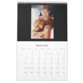 Calendrier Hommes d'art (Jan 2026)