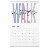 Calendrier Hommes de la foi motivations positives (Mar 2026)