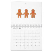 Calendrier Hommes heureux en pain d'épices (Jan 2026)