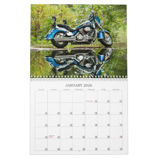 Calendrier Honda VTX 2014 #1 (Jan 2026)