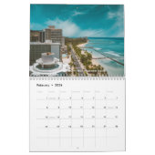Calendrier Honolulu, Oahu, Hawaii Photographie Balnéaire (Feb 2026)