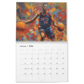 Calendrier Hoops Dribble Basketball Sports Cadeaux (Jan 2026)