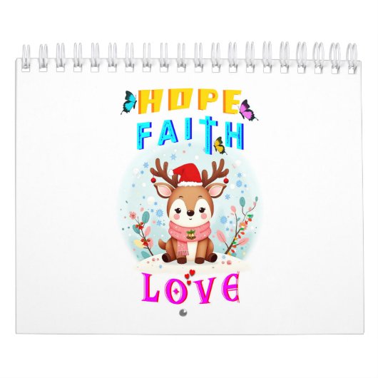 Calendrier Hope Faith Love (Protection)
