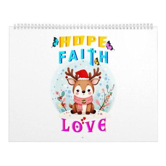 Calendrier Hope Faith Love (Protection)