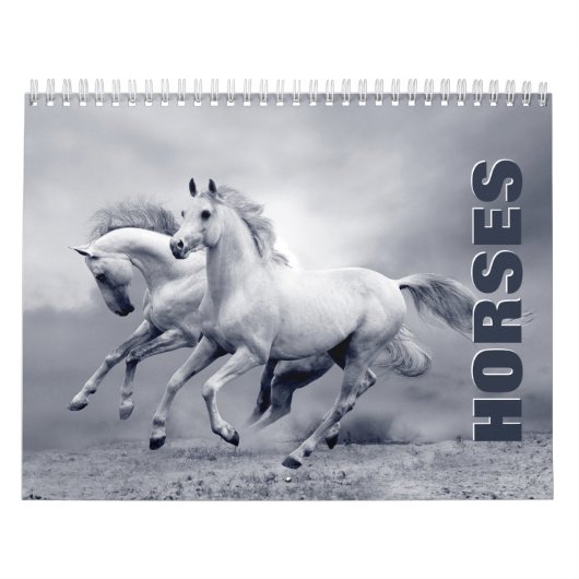 Calendrier Horaires muraux des chevaux (Protection)