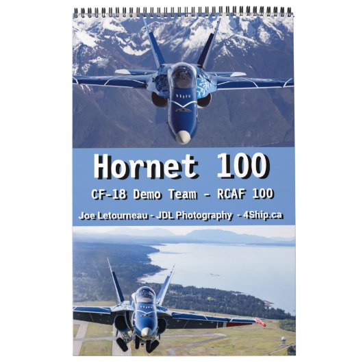 Calendrier Hornet 100 - Équipe de démonstration CF-18 de l'AR (Protection)