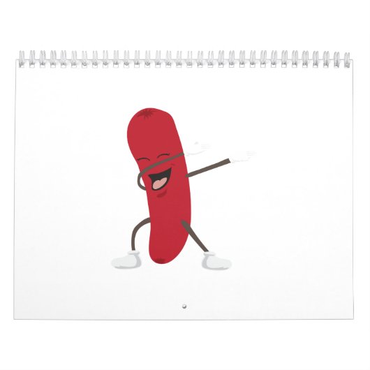 Calendrier Hot dog tamponnant drôle - idée de cadeau (Protection)
