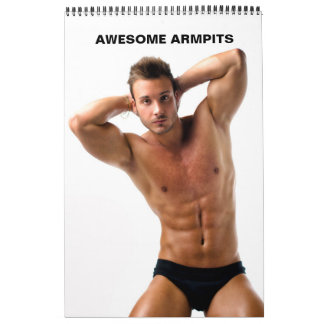 Calendrier Hot Guys Awesome Armpits Sexy Shirless Muscle Homm