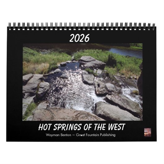Calendrier HOT SPRINGS OF THE WEST Calendar (Protection)