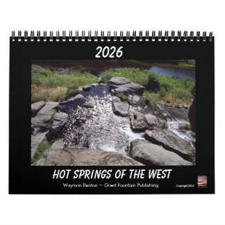 Calendrier HOT SPRINGS OF THE WEST Calendar