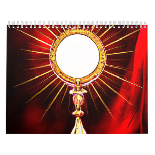 Calendrier Hôte du Saint-Sacrement béni dans une Monstrance 1