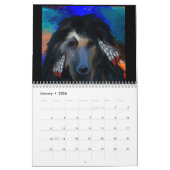 Calendrier Hound afghan 2025 (Jan 2026)