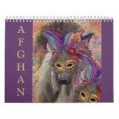 Calendrier Hound afghan 2025 (Protection)