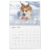 Calendrier Hudson et Fluffy Corgi 2021 (Feb 2027)