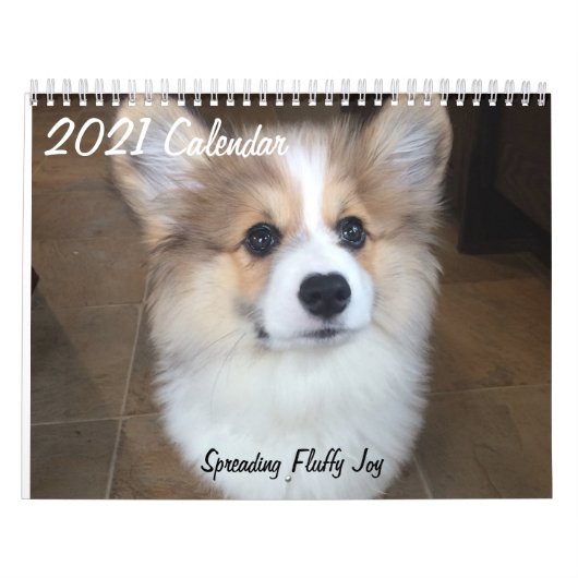 Calendrier Hudson et Fluffy Corgi 2021 (Protection)