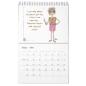 Calendrier Humour, Assertive Ladies le disent dans des croqui (Mar 2026)