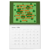 Calendrier Humour et fierté irlandais (Jan 2026)