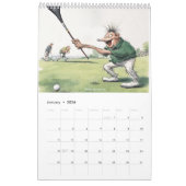 Calendrier Humour golf (Jan 2026)