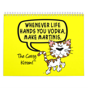 Calendrier humour Sarcastique Kitten 2021