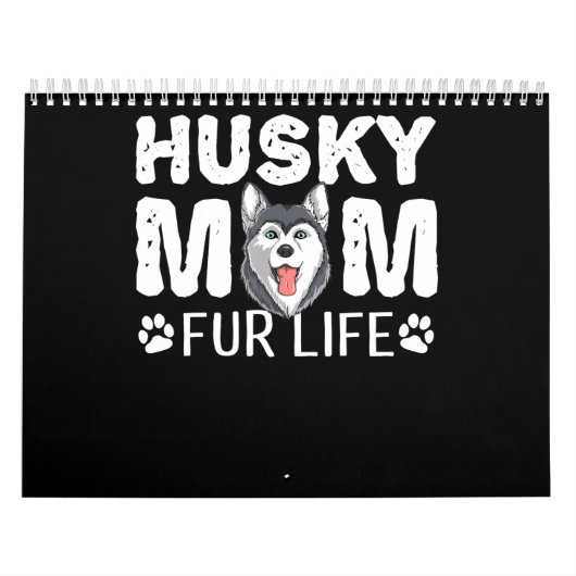 Calendrier Husky maman | Funny dog day (Protection)