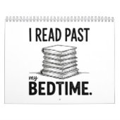Calendrier I Read Past My Bedtime – Funny Bookworm (Protection)
