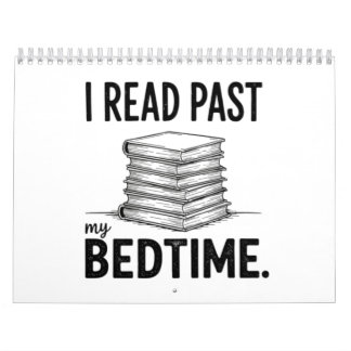 Calendrier I Read Past My Bedtime – Funny Bookworm