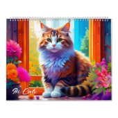 Calendrier IA Cats | Cute chatons et chats adorables (Protection)