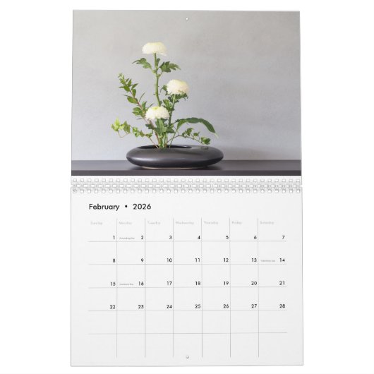 Calendrier Ikebana (Feb 2026)