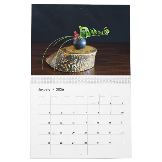 Calendrier Ikebana (Jan 2026)