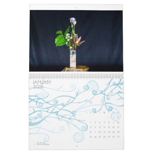 Calendrier Ikebana (Jan 2026)
