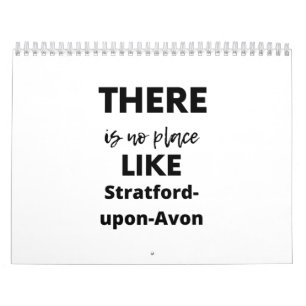 Calendrier il n'y a pas d'endroit comme Stratford-upon-Avon