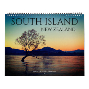 Calendrier île du sud nz 2027 grand format