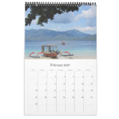Calendrier îles Gili Indonésie (Feb 2027)