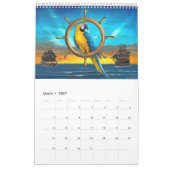CALENDRIER ÎLES PARADISIAQUES TROPICALES (Mar 2027)