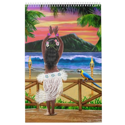 CALENDRIER ÎLES PARADISIAQUES TROPICALES (Protection)
