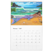 CALENDRIER ÎLES PARADISIAQUES TROPICALES (Feb 2027)