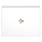 Calendrier Illustration Abstraite d'une branche beige clair (Protection)