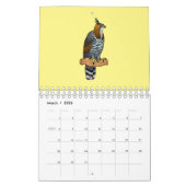 Calendrier Illustration animalière (Mar 2026)