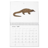 Calendrier Illustration animalière (Jan 2027)