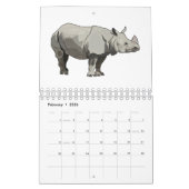 Calendrier Illustration animalière (Feb 2026)