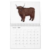Calendrier Illustration animalière (Jan 2026)