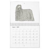 Calendrier Illustration animalière (Mar 2027)