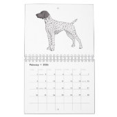 Calendrier Illustration animalière (Feb 2026)