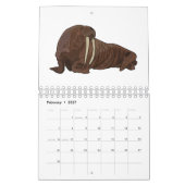 Calendrier Illustration animalière (Feb 2027)